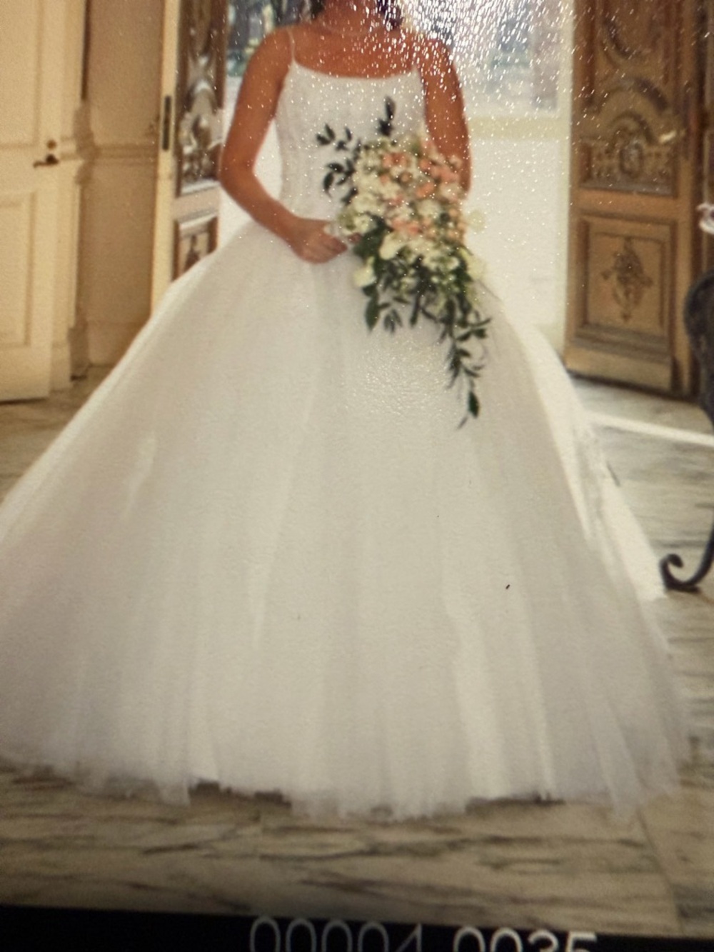 Oleg Cassini Ball Gown Wedding Dress - Picture 2 of 9